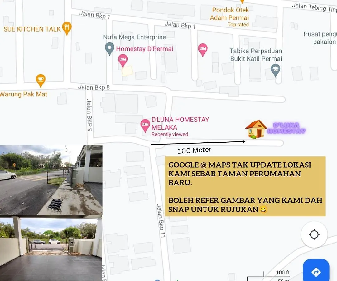 D'Luna Homestay Melaka Fully Aircond